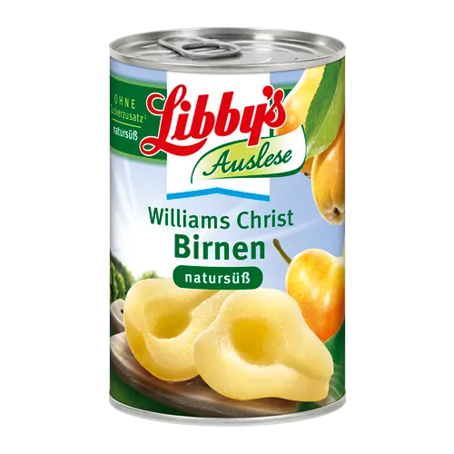 Williams Christ Pears Half Fruit Naturally Sweetened